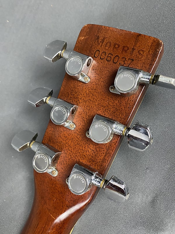 Morris アコースティックギター LF-5 Morris LF-5 - フレット交換、ナット交換、サドル交換、弦高調整