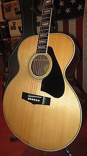 Circa 1979 Yamaha CJ 838S Jumbo Acoustic Guitar w Original Case