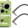 Dunlop WHE207 Way Huge Green Rhino MKIV Mini Effects Pedal With a Pair of Patch Cables