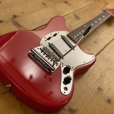 Fender Japan Mustang '69 Reissue MIJ 2010 Rare Fiesta Red Finish w/ Matching Headstock image 5