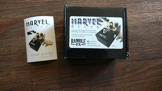 Ramble FX Marvel Drive Overdrive FX Pedal — Andy Babiuk's