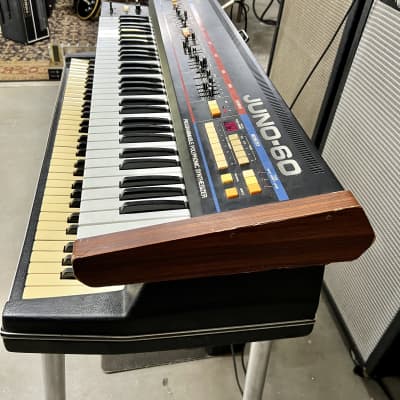 Roland Juno-60 1980’s original vintage analog synth poly-synth synthesizer MIJ Japan image 4