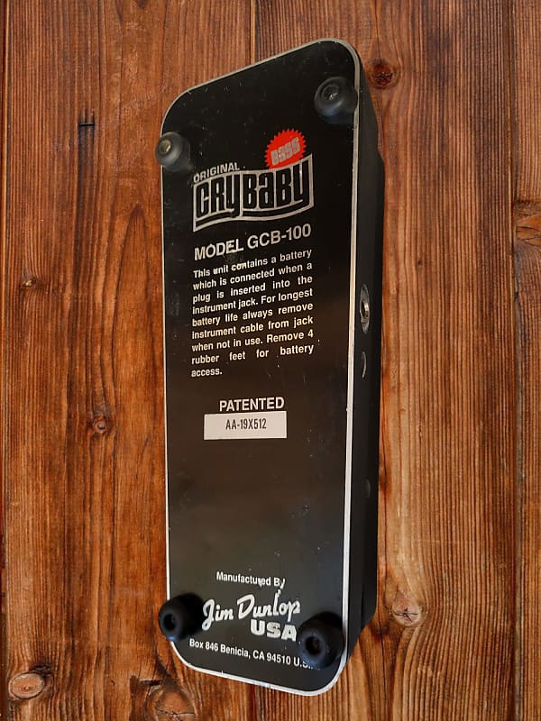 Dunlop GCB100 Bass Cry Baby Wah | Reverb