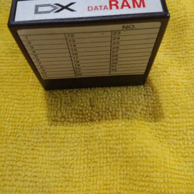NOS RARE VINTAGE Yamaha DX Data RAM Cartridge Memory Protect image 5