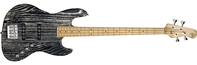 Fender アコースティックベース 4弦 Michael Kelly Guitars, Element 4 Open Pore Trans Black