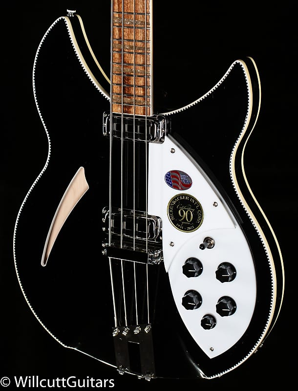 Rickenbacker 90th Anniversary 4005XC Bass JetGlo Bass Guitar-2139799-8.56 lbs image 1