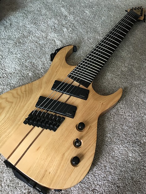 8 string shop multiscale guitar