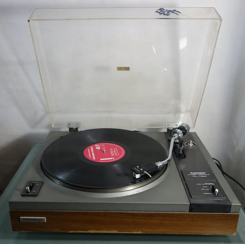 Pioneer PL-112D Belt Drive Stereo Turntable 1976' - bois - platine vinyle vintage image 1