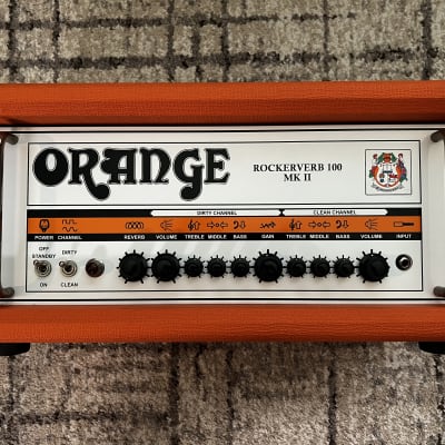 Orange Rockerverb 100 MK II 2-Channel 100-Watt Guitar Amp Head
