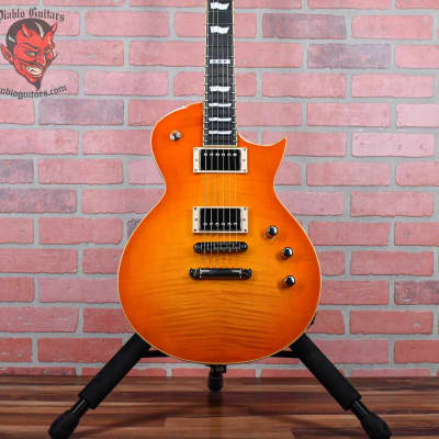 ESP E-II Eclipse Full Thickness Flame Maple Top Vintage Honey Burst 2023 w/OHSC image 1