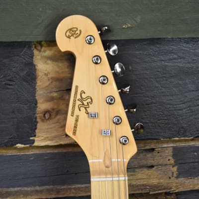 SX Vintage Series VET50 Tele Style Electric Guitar Butterscotch Blonde image 4