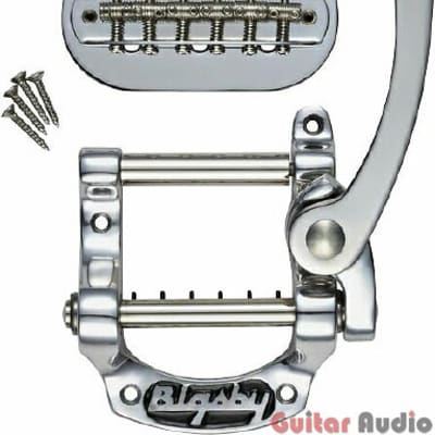 Bigsby B5 Fender Telecaster Tele Guitar Vibrato Tailpiece Kit w/ Bridge - CHROME for sale