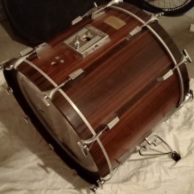 24x18 Sonor Signature bass drum in Ebony Makassar image 2