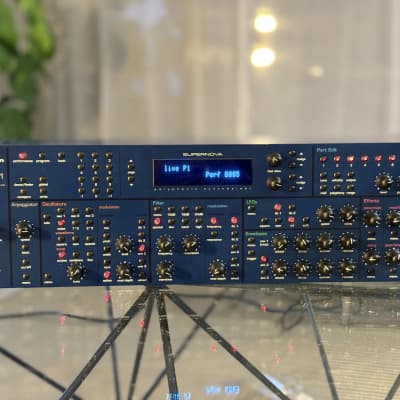Novation Supernova Polyphonic Rackmount Synthesizer 1998 - Blue
