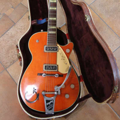 1956 Gretsch 6121 - Orange--Chet Atkins Cows and Cactus for sale