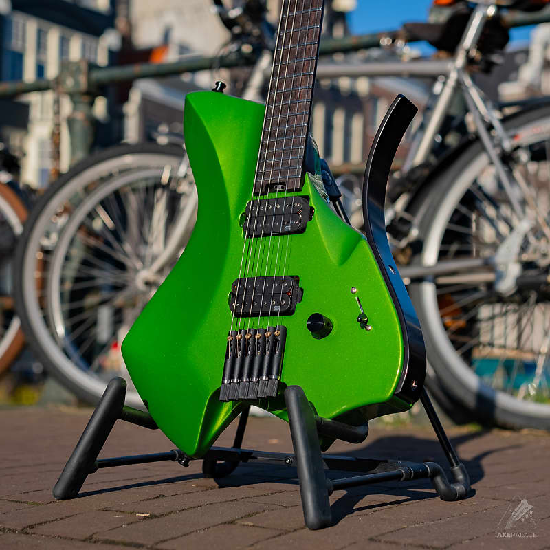 Dean Gordon Mirus Headless 6-String in Java Green Metallic image 1
