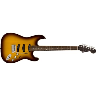 Fender Aerodyne Special Stratocaster Guitar, Rosewood Fretboard, Chocolate Burst image 1