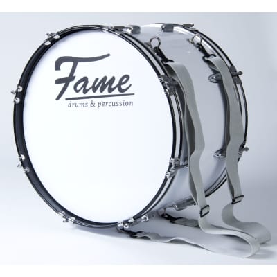 Fame Marching BassDrum 24"x12" with strap and beaters - Marching bass drum image 2