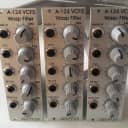 Lot of 3 Doepfer A-124 WASP filter, non-working, for repair.