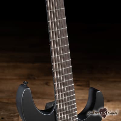 ESP LTD M-7HT Baritone Black Metal 7-String Guitar – Black Satin (M-7BHT) image 6