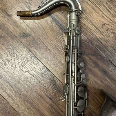 C.G. Conn 1920's C Melody Saxaphone - Silver Plated image 9