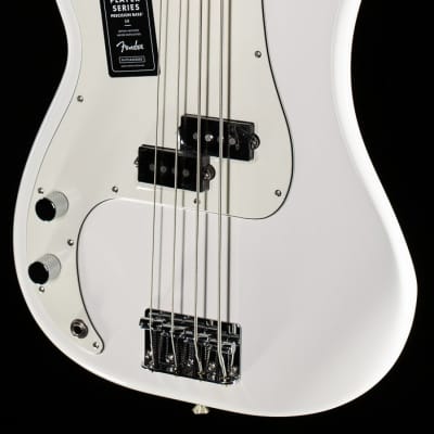 Fender Player Precision Bass Polar White Lefty Bass Guitar 