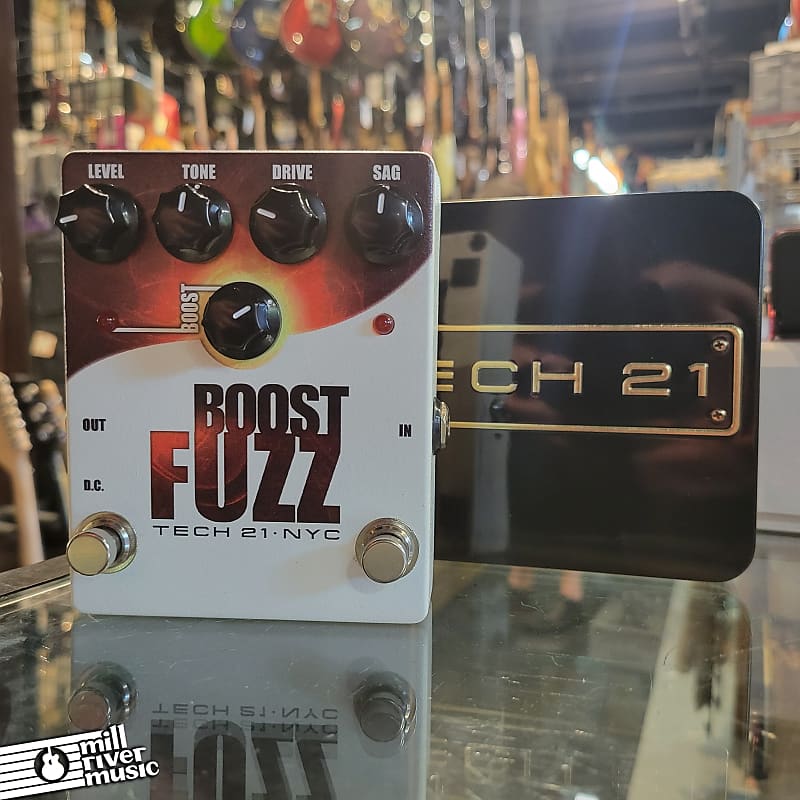 Tech 21 Boost Fuzz Effects Pedal w/ Box Used