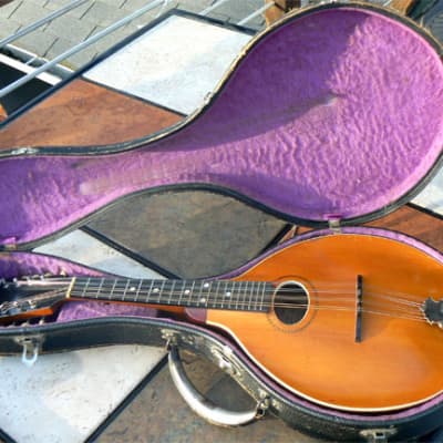 1916 Gibson 'A' Model Mandolin: Featherweight, All Carved Body, Varnish Finish, Bright Clear Voice, Gleaming Condition image 11