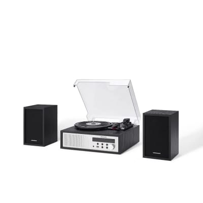 Crosley Sloane Record Player with Speakers CR7022A-BK - Black image 2