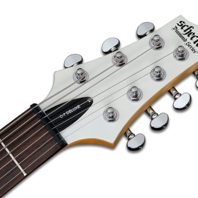 Schecter C-7 Deluxe Satin White #438 image 6