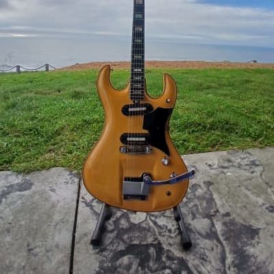 Teisco DG-67 1967 - Buttercream image 1