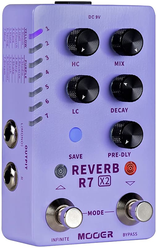 Mooer R7 X2 Reverb | Reverb Canada