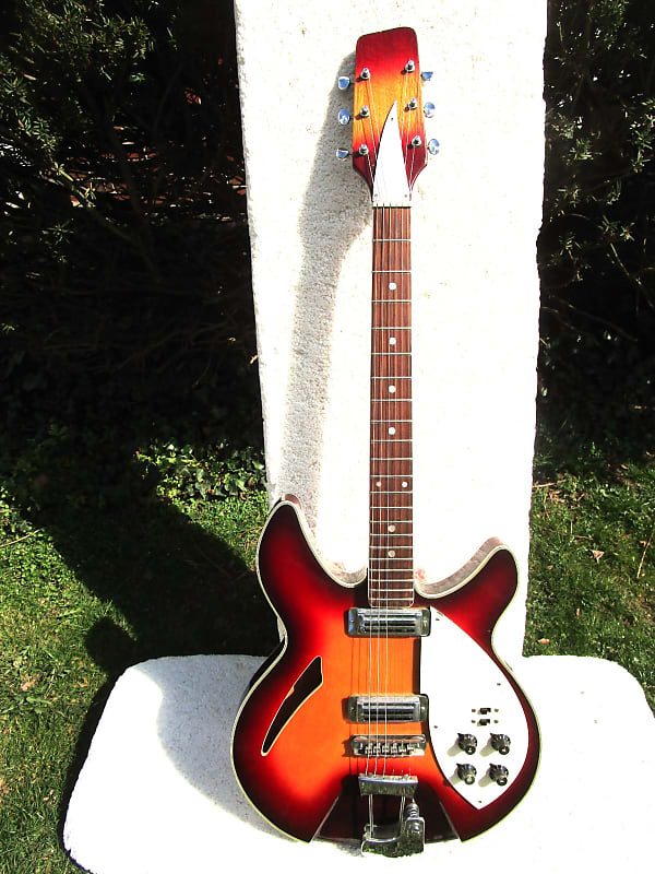 Sekova 360 Copy Guitar, 1970, Japan, 2 Pu. Gig Bag image 1