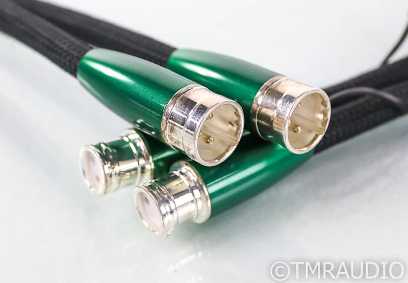 AudioQuest Earth XLR Cables; 1.5m Pair Balanced Interconnects; 72v DBS  (SOLD2)