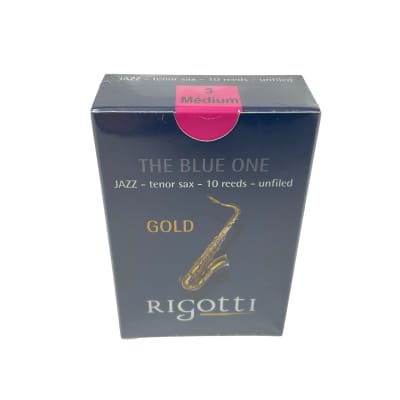 RIGOTTI - Tenor Saxophone reeds RIGOTTI GOLD JAZZ (by UNITS)