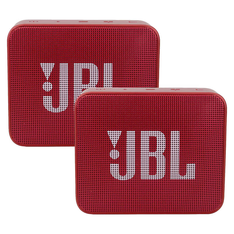 2x JBL GO 2Wireless Waterproof Speaker Red image 1