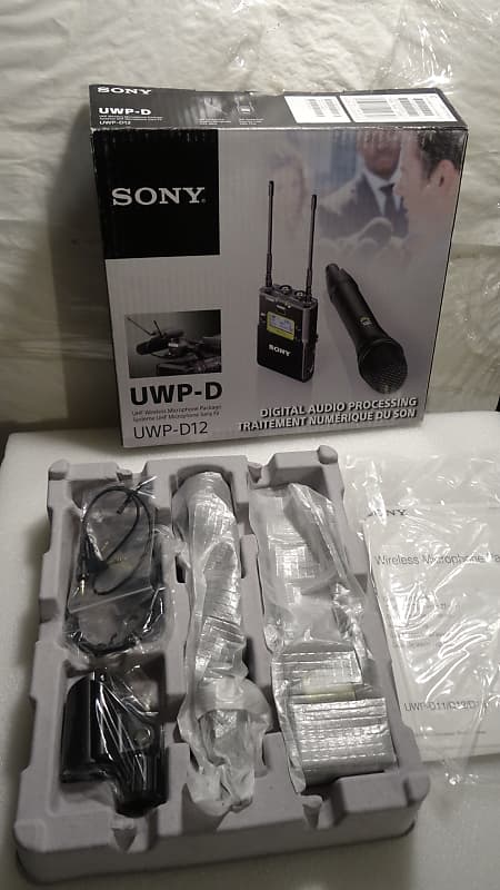 Sony UWP-D12 Wireless Handheld Audio Mic, W/ Camera Shoe Rx Mount For ENG etc., Battery Power, Guaranteed image 1