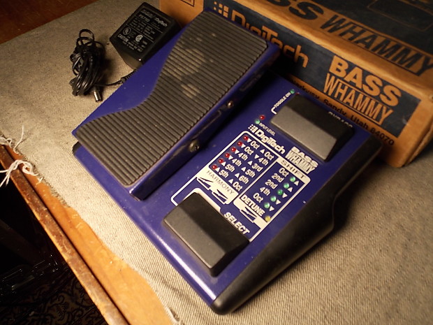 Digitech Bass Whammy Pedal Original 1990's Version With Box And Power Supply
