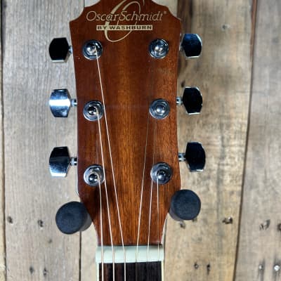 Oscar Schmidt by Washburn OG1 Acoustic Guitar-Natural (Pre-Owned) image 7