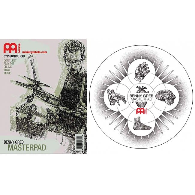 MEINL MPP-6-BG Benny Greb Practice Pad 6 Zoll Übungspad, einseitig image 1