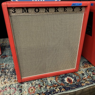 3 Monkeys Brad Whitford's Aerosmith - 4x12 Cabinet B, Authenticated! (BW2 #4) - Red image 3