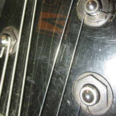 1990 Luke Luckier LA Guitar Studio Custom Chambered Electric Black image 7