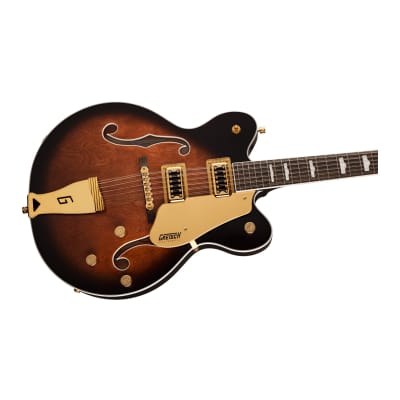 Gretsch G5422G-12 Electromatic Classic Hollow Body Double-Cut 12-String Guitar with Gold Hardware and Laurel Fingerboard (Right-Handed, Single Barrel Burst) image 3