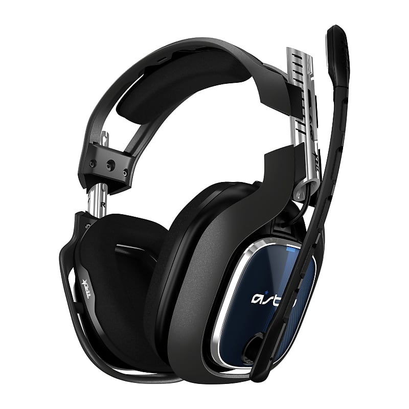 ASTRO Gaming A40 TR Headset for PS4 PC MAC Black Blue Reverb