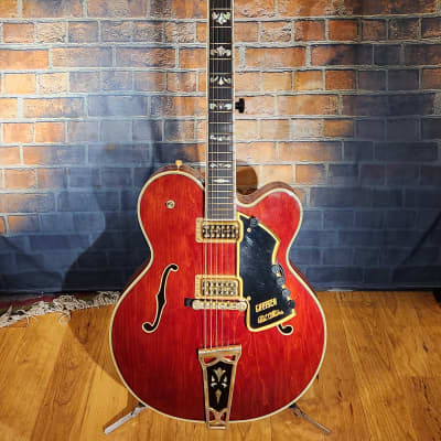 Vintage 1972 Gretsch Super Chet Autumn Red OHSC & Hang Tag image 3