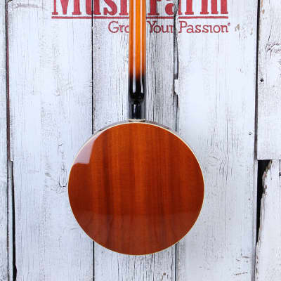 Oscar Schmidt OB4 5 String Banjo with 24 Bracket Tone Ring Natural Gloss Finish image 4