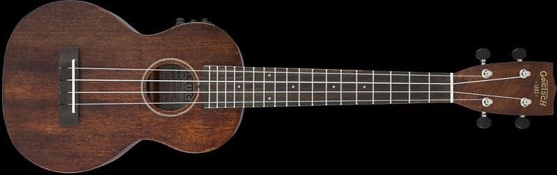 Gretsch G9110-L Concert Long-Neck Electro Ukulele with Gig Bag, Vintage  Mahogany