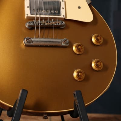 Gibson Custom 1957 Les Paul Reissue VOS Gold Top (serial- 4100) image 3