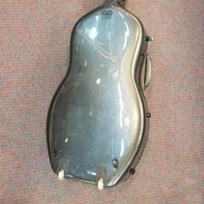 Celestini 4/4 Size 'Cello Contoured Case-Fiberglass Composite-Silver Sparkle-NEW image 2