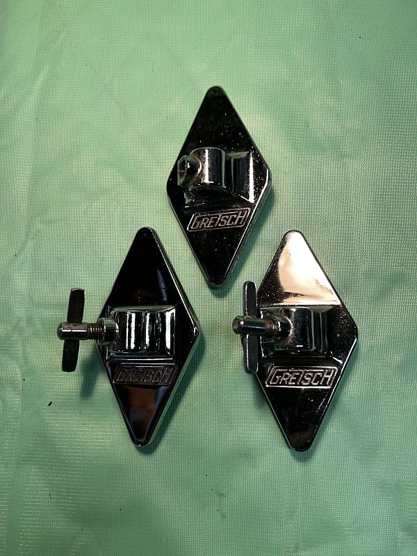 Gretsch Diamond Floor Tom Leg Brackets 60s80s Chrome Reverb